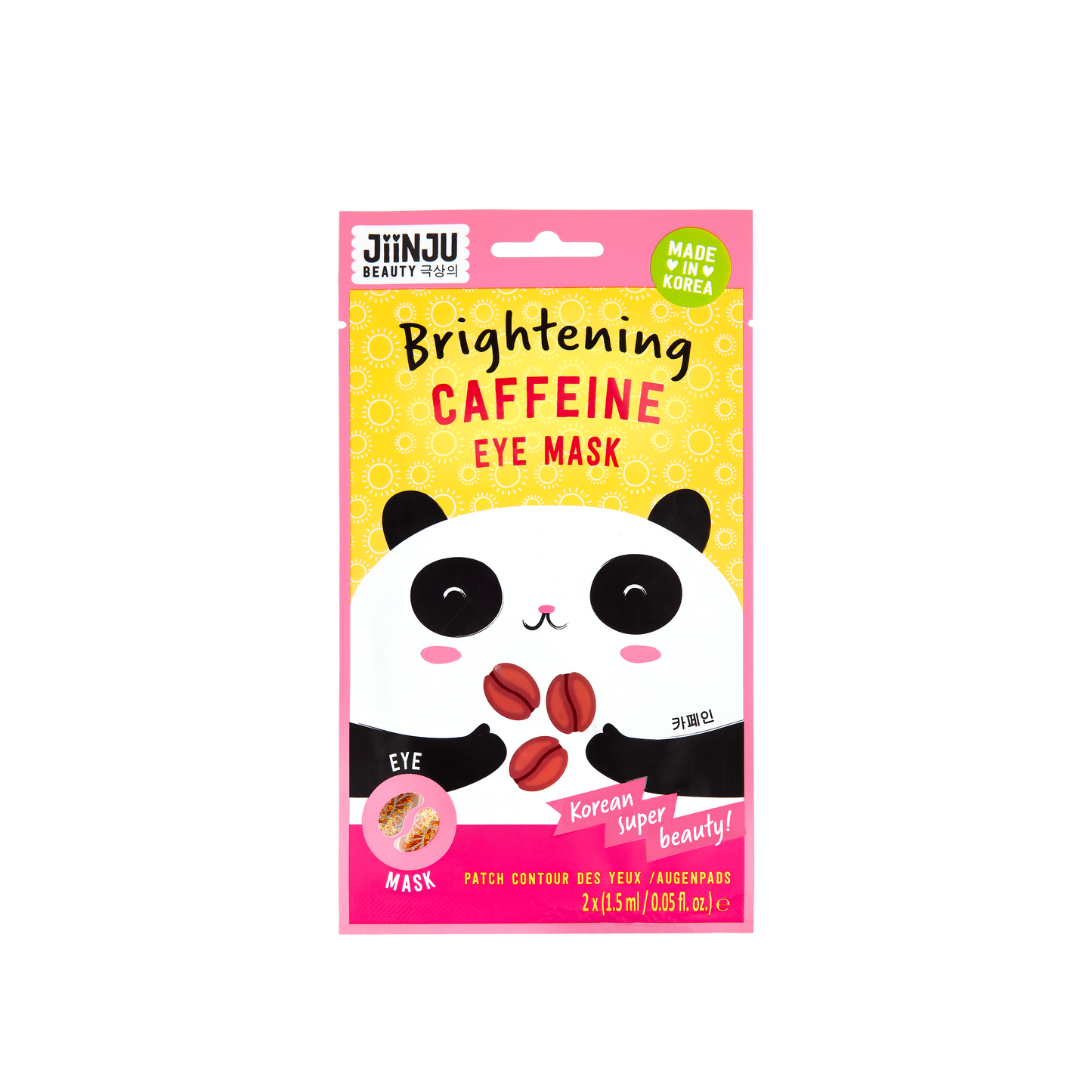 Jiinju Brightening Caffeine Under Eye Mask