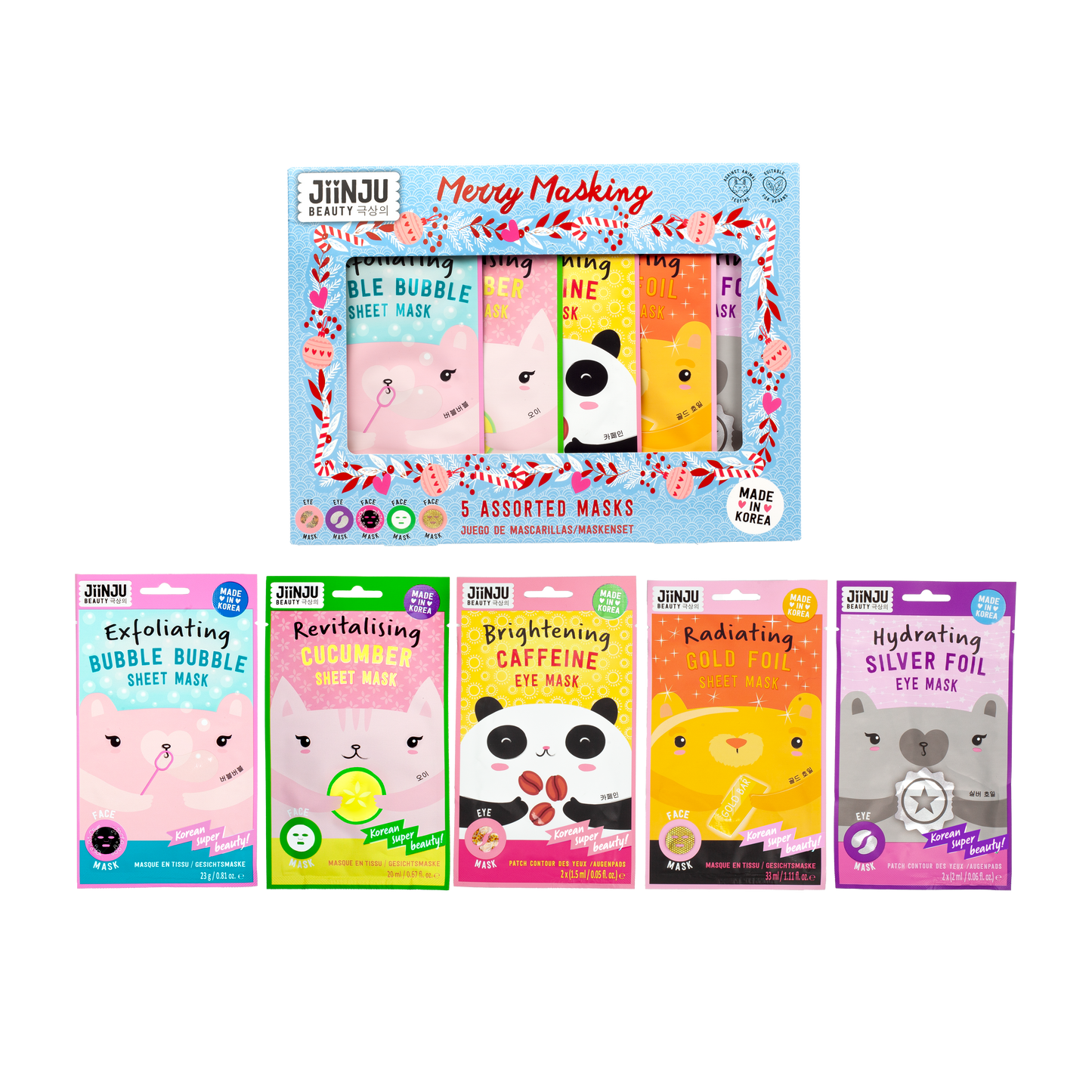 JiiNJU BEAUTY Gift Set Merry Masking