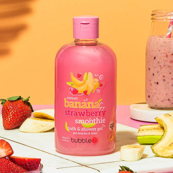 Bubble T Cosmetics Banana and Strawberry Smoothie Body Wash