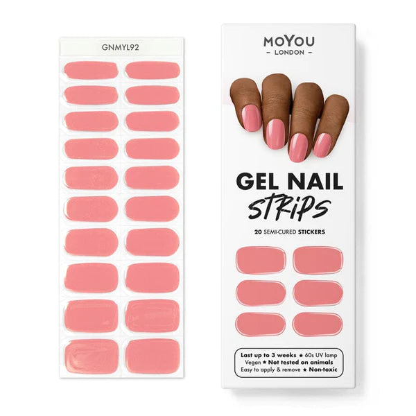 MoYou London Gel Nail Strip ★ FLAMINGO BLUSH