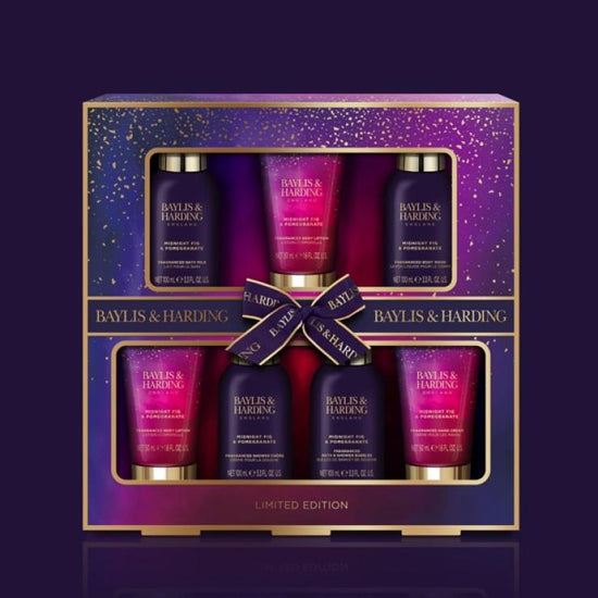 Baylis & Harding Midnight Fig & Pomegranate Ultimate Body Care Gift Set - Vegan Friendly