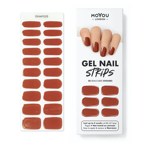 MoYou London Gel Nail Strip ★ CINNAMON BUN