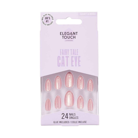 Elegant Touch Aurora False Nails – Fairy Tale Cat Eye Finish