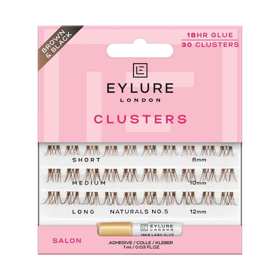 Eylure Cluster Lashes Brown / Black Naturals No.5 Salon
