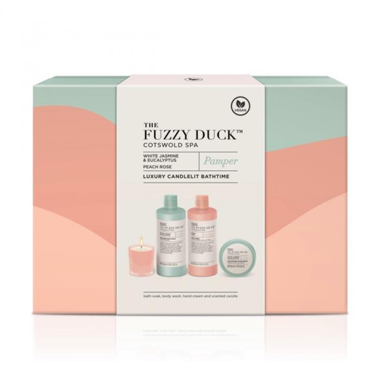 Baylis & Harding The Fuzzy Duck Cotswold Spa Luxury Candlelit Bathing Gift Set - Vegan Friendly