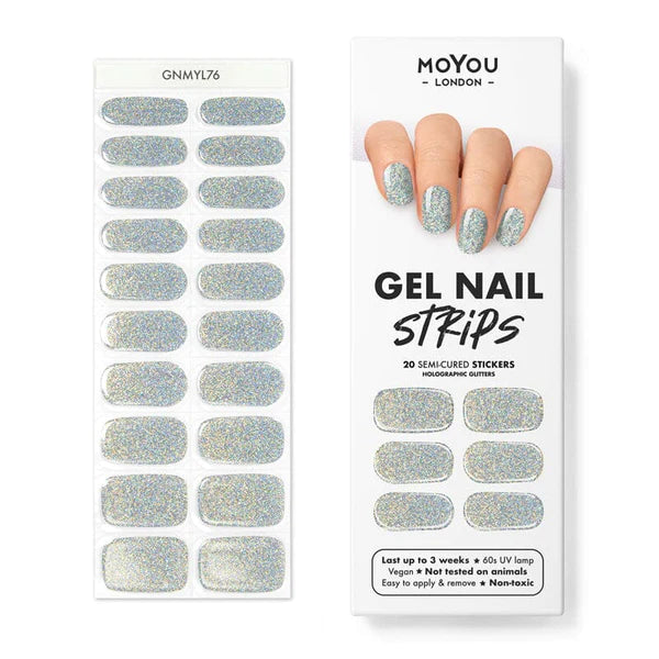 MoYou London Gel Nail Strip ★ TOO GLAM TO GIVE A DAMN