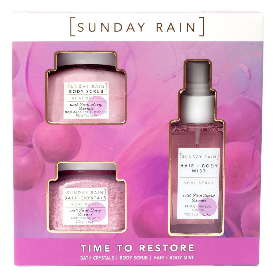 Sunday Rain Acai Berry Gift Set