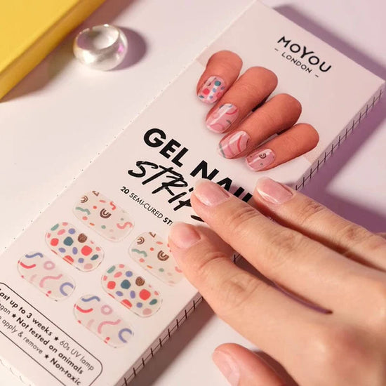 MoYou London Gel Nail Strip ★ CONFETTI DIP