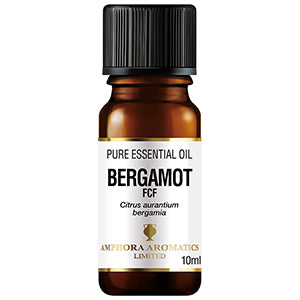 Amphora Aromatics Bergamot (FCF) Essential Oil, 10ml