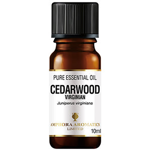 Amphora Aromatics Cedarwood Essential Oil Virginian, 10ml