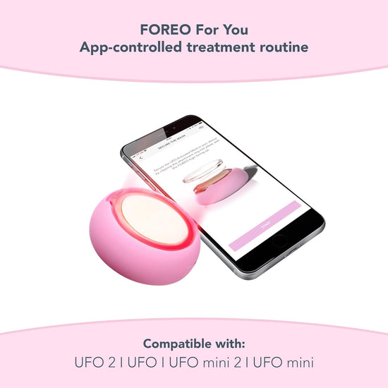 FOREO Glow Addict UFO Activated Facial Mask for Dullness & Loss of Radiance, 6 pack, Advanced Brightening, Pearl Extract & Vitamin E, Clean Formula, Cruelty-free, Compatible with all UFO devices