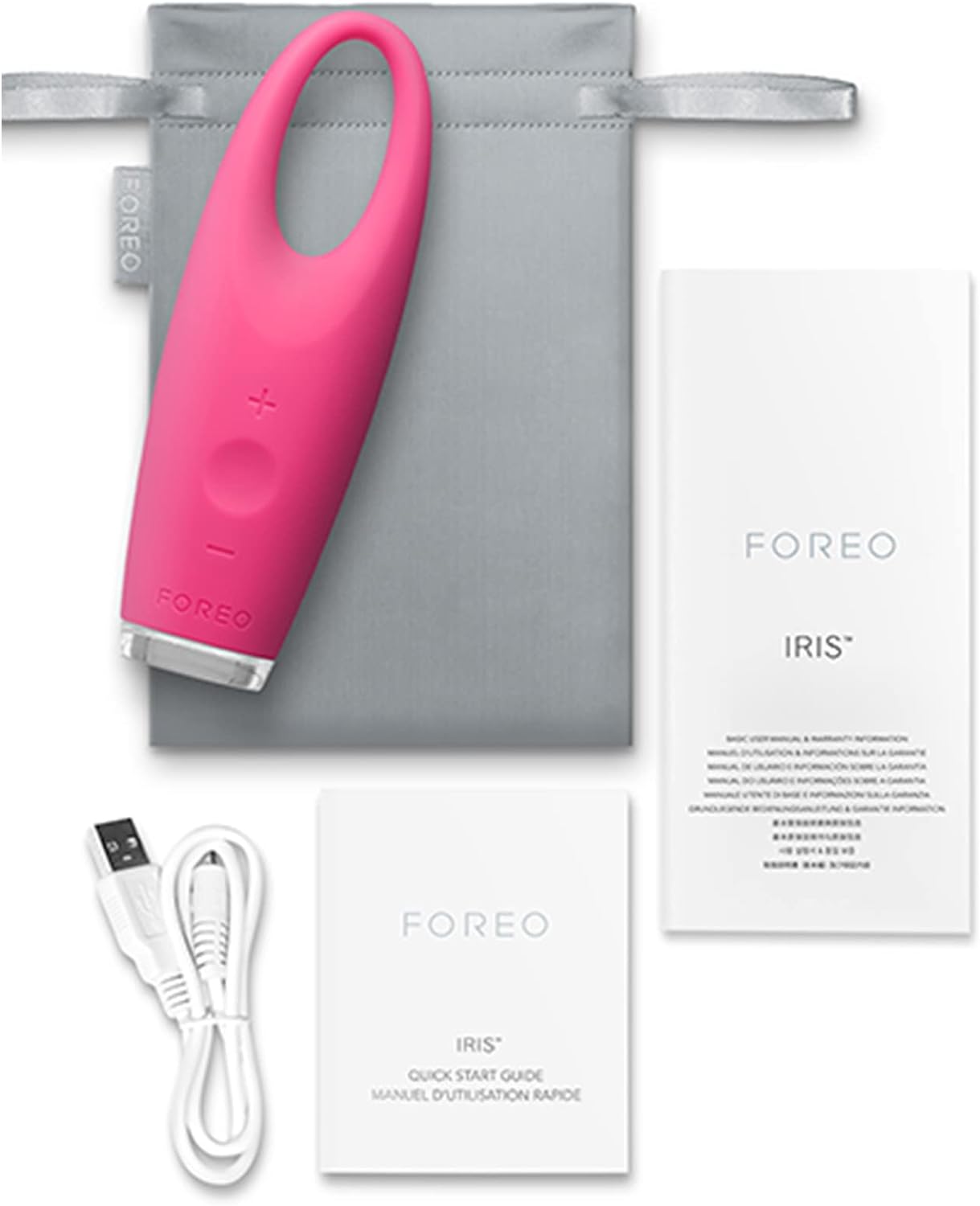 Foreo Iris Illuminating Eye Massager- Magenta