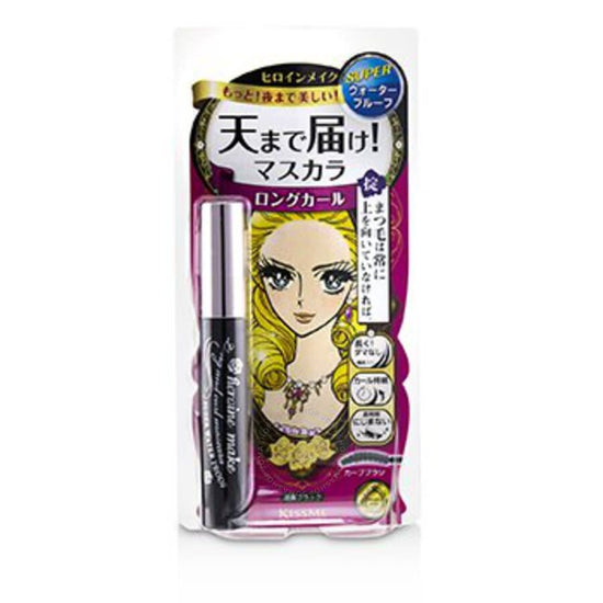 Isehan Kiss Me Heroine Make Long And Curl Mascara Super Waterproof - # 01 Black 6g