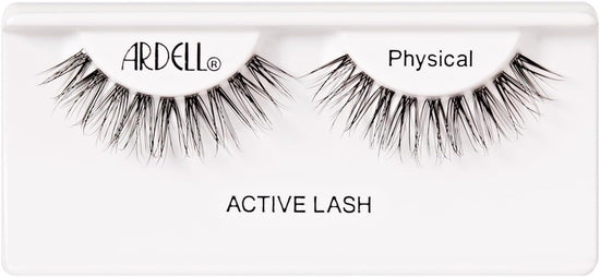 Ardell Active Lash Physical False Eyelashes, Water-resistant, Light Volume, Medium Length, Vegan Friendly, 1 Pair (Pack of 1)