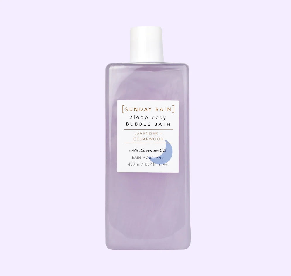 Sunday Rain Sleep Easy Lavender & Cedarwood Bubble Bath, 450ml