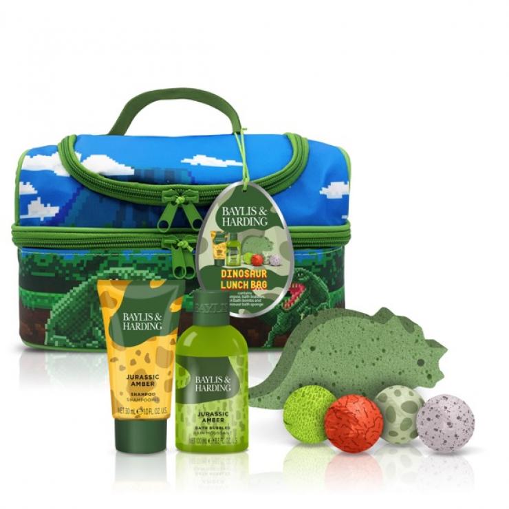 Baylis & Harding Dinosaur Lunch Bag Gift Set - Vegan Friendly