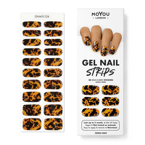 MoYou London Gel Nail Strip ★ SINGLE MALT