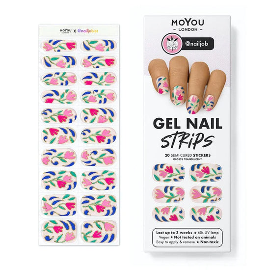 MoYou London Gel Nail Strip ★ @NAILJOB 01