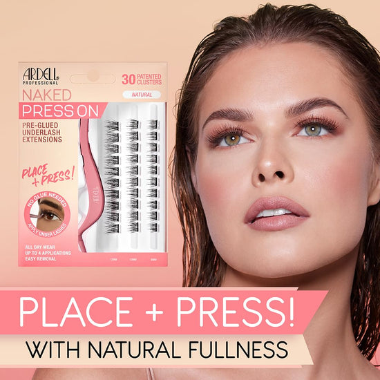 Ardell Naked Press On Pre-Glued Underlash Extensions - Natural