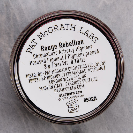 Pat McGrath Labs ChromaLuxe Artistry Pigment Rouge Rebellion (Metallic Crimson with Magenta Undertones)