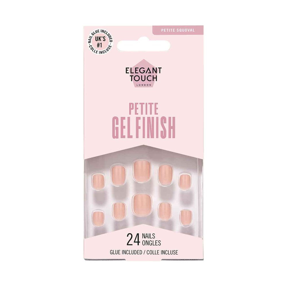 Elegant Touch Peach Tea – Petite Squoval Nails
