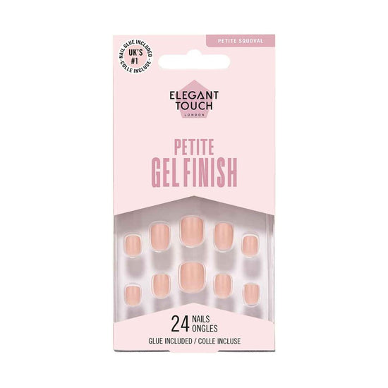 Elegant Touch Peach Tea – Petite Squoval Nails