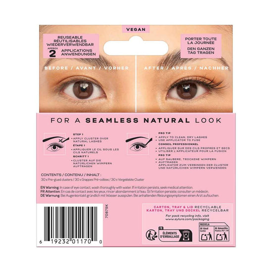 Eylure Pre-glued Clusters Naturals / Salon