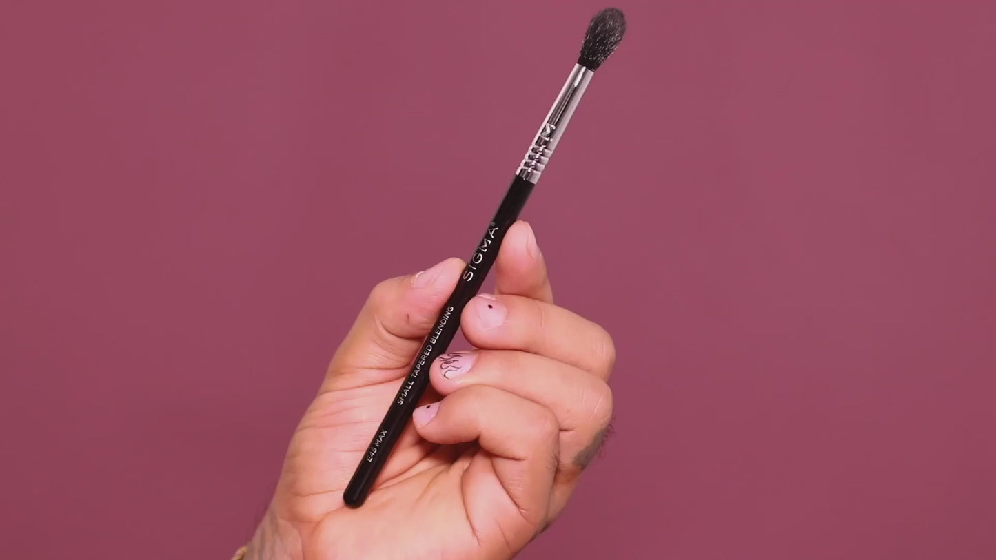 Load and play video in Gallery viewer, Sigma Beauty E45 Max Small Tapered Blending Brush
