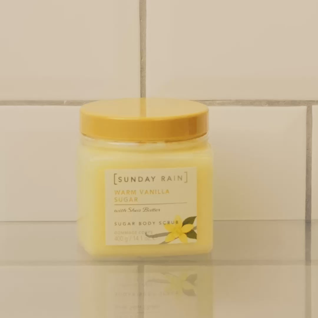 Sunday Rain Warm Vanilla Sugar Scrub 400g