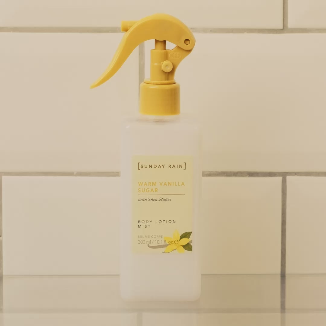 Sunday Rain Warm Vanilla Sugar Body Lotion Mist 250ml