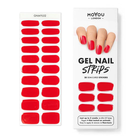 MoYou London Gel Nail Strip ★ RED RIDDING HOOD