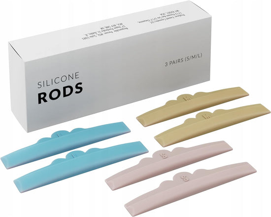 Nanolash Silicone Rods 3 Pairs - lash Lift rods, Silicone Pads for Eyelash Lifting, lash Lift Shields