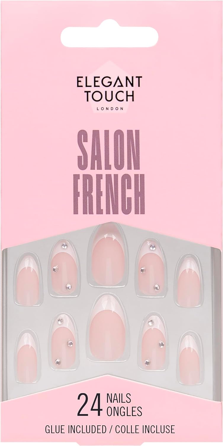 Elegant Touch French Nails 128