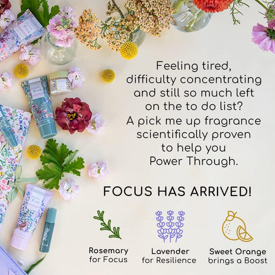 Heathcote & Ivory Flower of Focus 3 Scented Sachets | Freshen Spaces Around The Home | Enriched With Essential Oils | Cruelty Free & Vegan Friendly