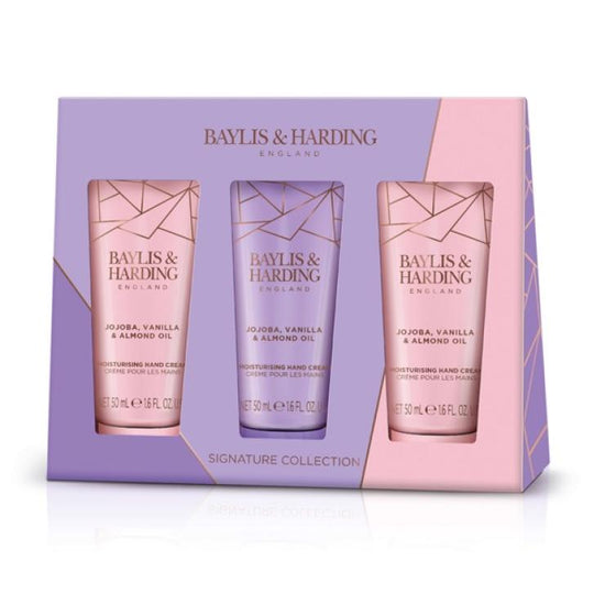 Baylis & Harding Jojoba, Vanilla & Almond Oil Luxury Hand Treats Gift Set - Vegan Friendly