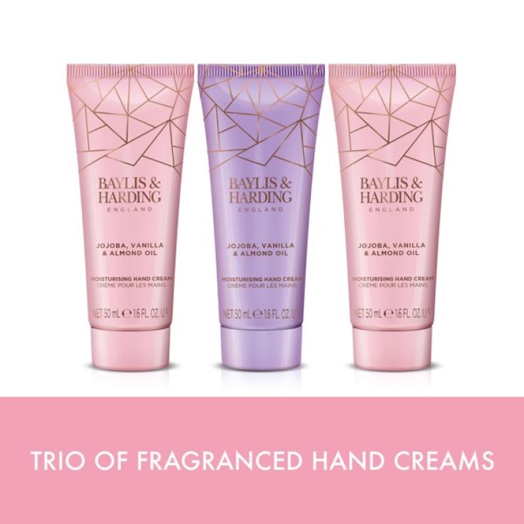 Baylis & Harding Jojoba, Vanilla & Almond Oil Luxury Hand Treats Gift Set - Vegan Friendly