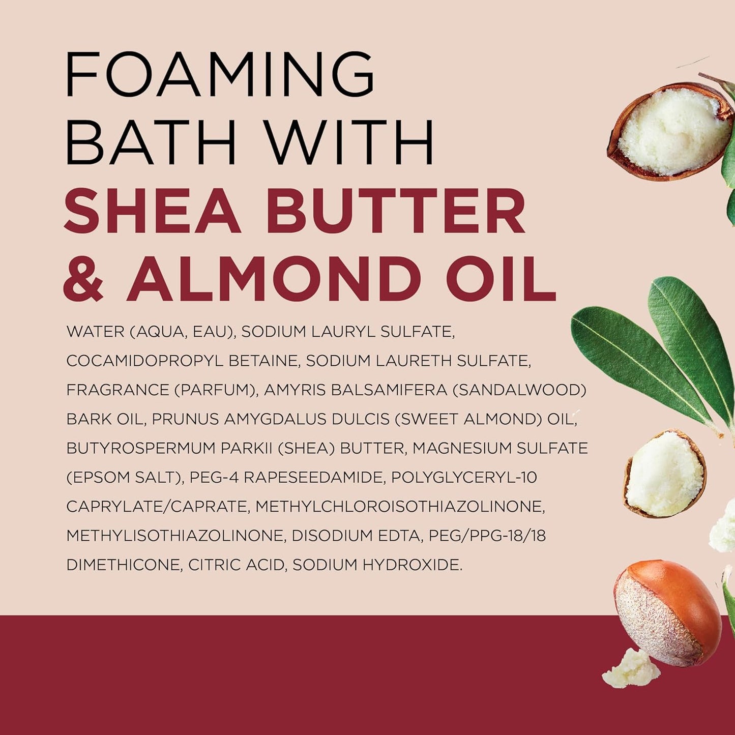 Shea Butter & Almond Oil Foaming Bath