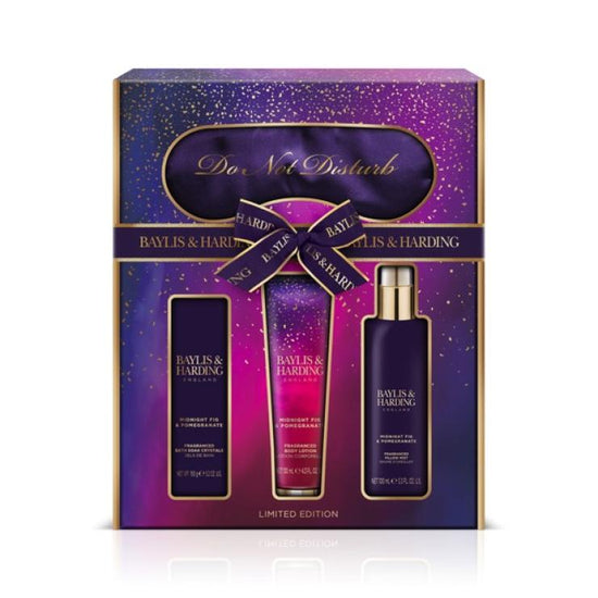 Baylis & Harding Midnight Fig & Pomegranate Luxury Beauty Sleep Gift Set - Vegan Friendly