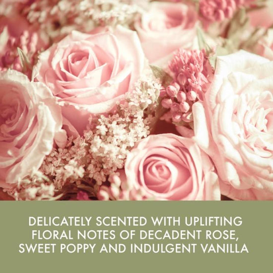 Baylis & Harding Royale Garden Rose, Poppy & Vanilla Luxury Wrapped Soaps Gift Set - Vegan Friendly