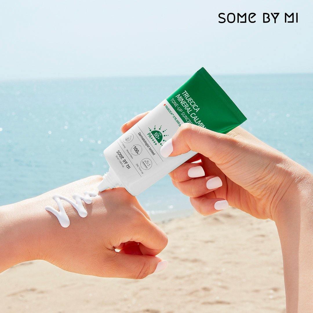 Some By Mi Truecica Mineral Calming Tone-Up Suncream SPF 50+ PA++++ 50ml