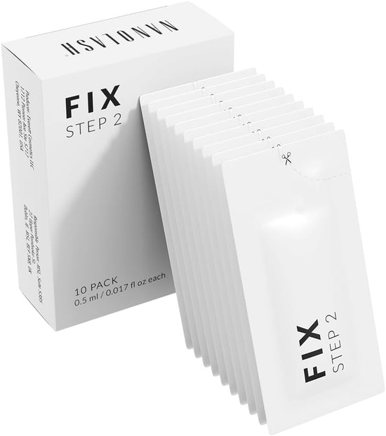 Nanolash Step 2 Fix 10 sachets - lash lift and lamination neutralizer