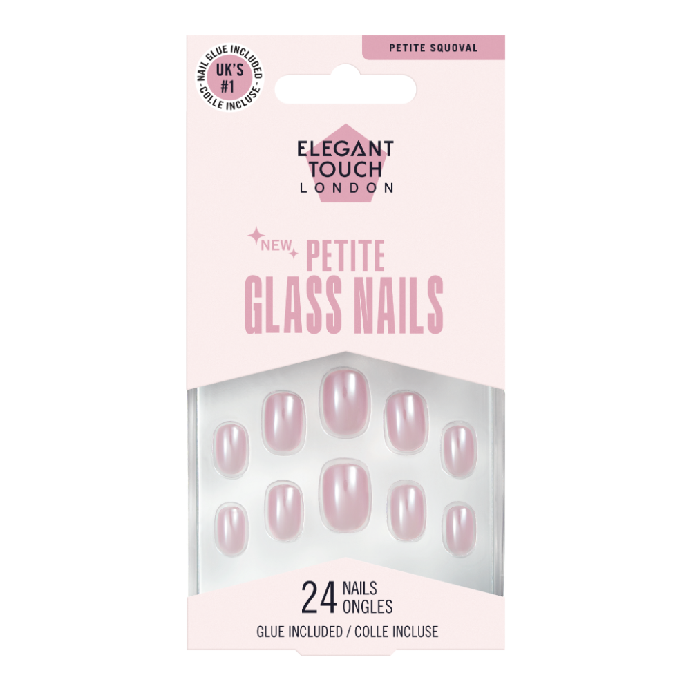 Elegant Touch Petite Glass Nails Sugar Snow