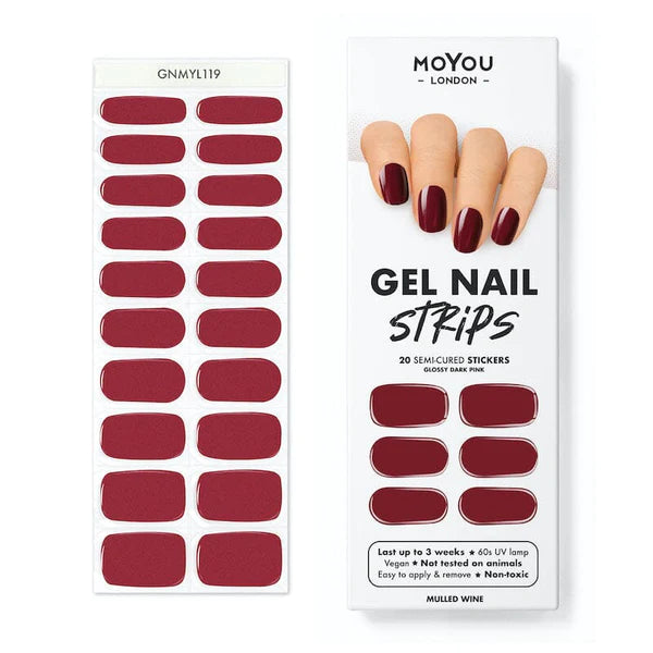 MoYou London Gel Nail Strip ★ MULLED WINE