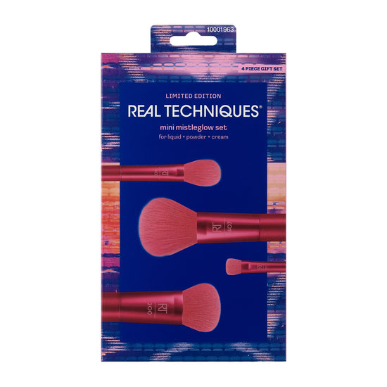 Real Techniques Mini Mistleglow Brush Set (Worth £19.99)