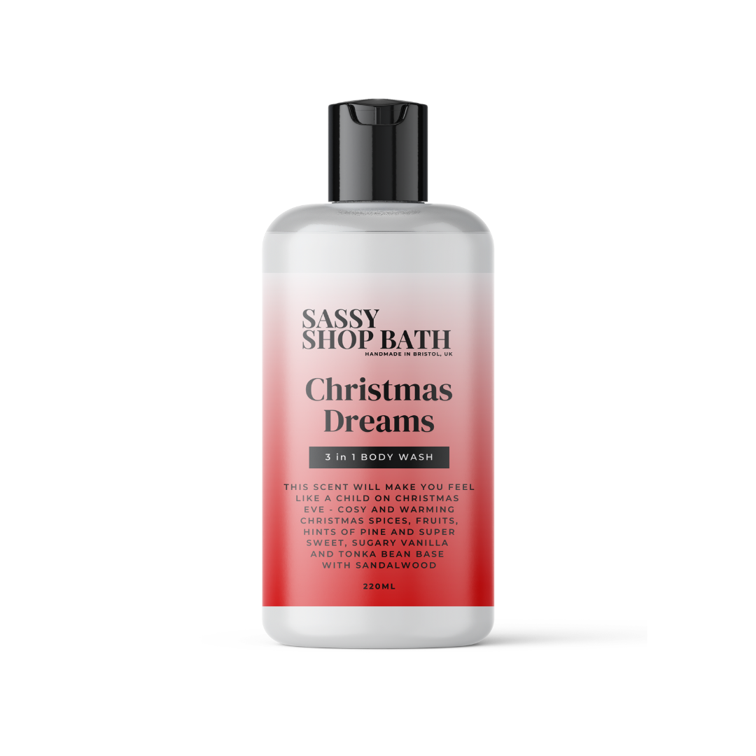 Sassy Shop Bath 220ml 3 in 1 Wash -Christmas Dreams