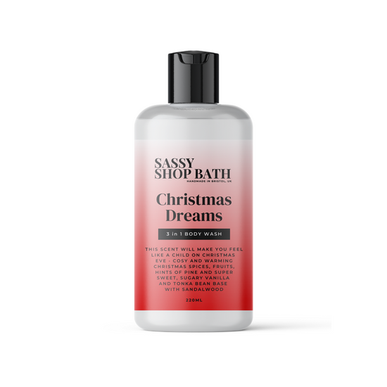 Sassy Shop Bath 220ml 3 in 1 Wash -Christmas Dreams