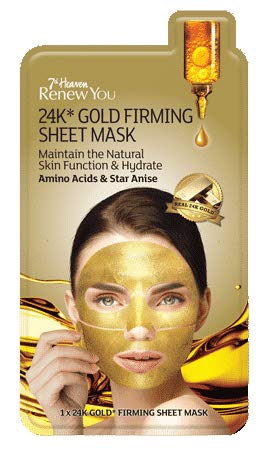 Montagne Jeunesse 7th Heaven Renew You 24K* Gold Firming Sheet Mask