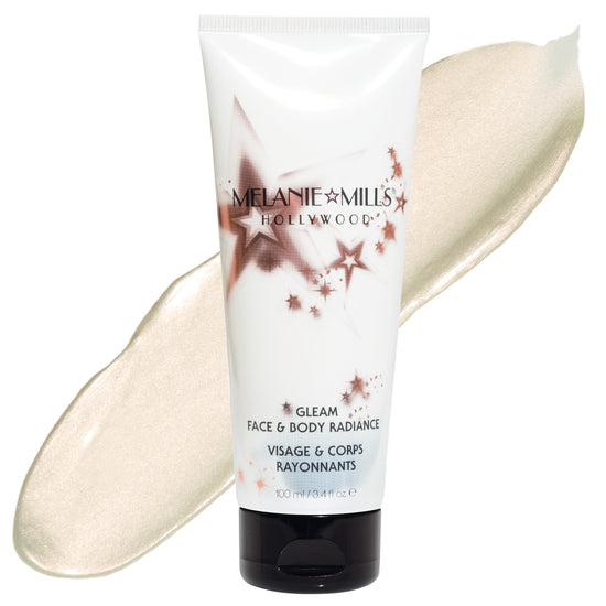 Melanie Mills Hollywood Gleam Body Radiance All In One Makeup, Moisturiser & Glow For Face & Body Opalescence