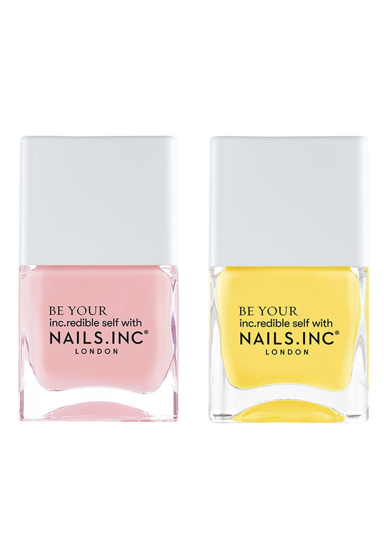 Nails Inc. Live Your Zest Life Nail Polish and Stickers Set