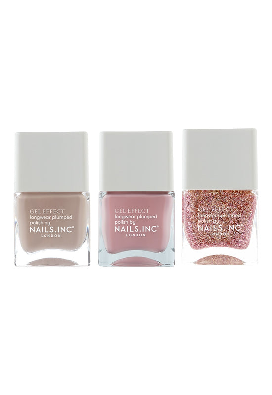 Nails.Inc Pop The Party 3-Piece Nail Polish Gift Set